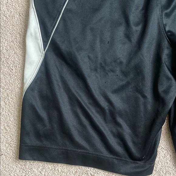 Nike Black and White Athletic Shorts Performance Fit - Picture 6 of 7